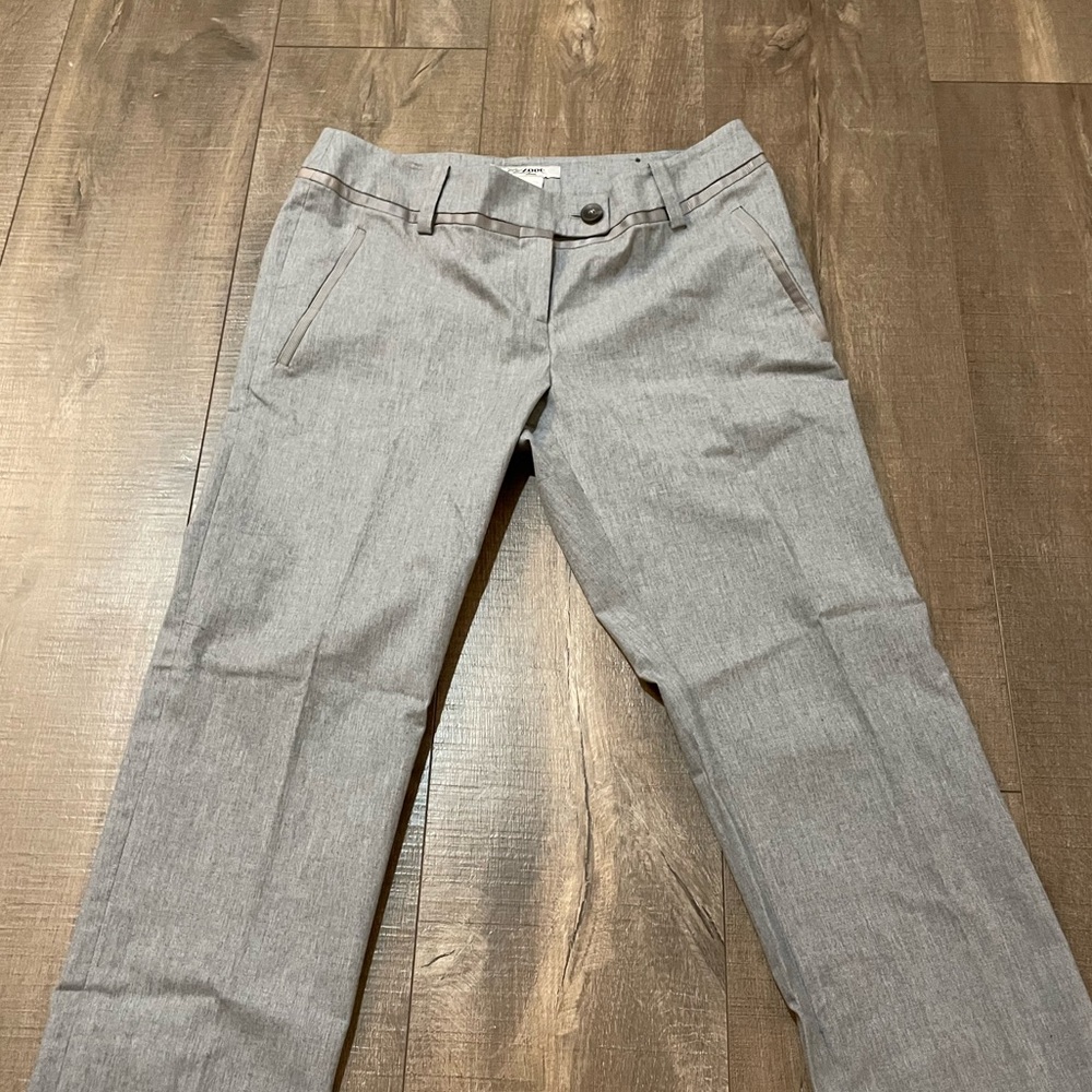 Gray work pants